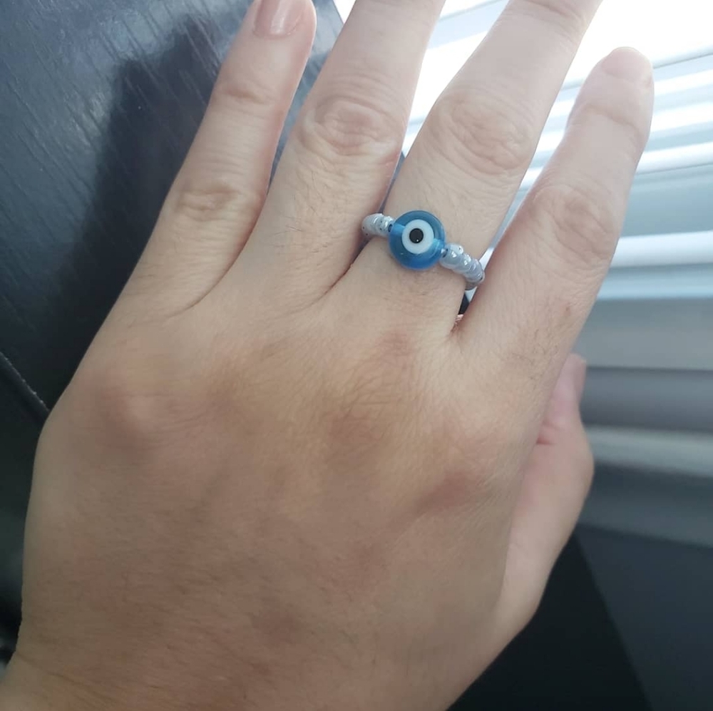 Evil eye ring